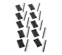 10 unidades MPR121 sensor táctil capacitivo, 12 electrodos I2C placa controlador para desarrollo de teclado, detección de proximidad, baja potencia, 31 x 20,5 mm