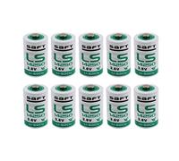 10 Unidades Originales LS-14250 para Contador de Agua PLC ER3 ER1/2AA 3,6 V batería de Litio S..A.FT