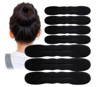 10 unidades para hacer moños de pelo para mujer, clips de esponja mágica, fácil para hacer donas para rodete fácil, moños de ballet, giro francés, recogidos, ondas y más, fuertes, flexibles