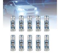 10 unidades para HELLA LED Retrofit 2721W Wedge T5 12V 1W W2X4.6D 6000K U1