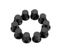 10 unidades Potenciómetro botón de control 6 mm agujero de onda volumen botón de control para altavoz efecto pedal amplificador