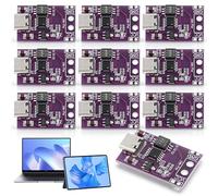 10 unidades QC PD AFC módulo de activación de fuente de alimentación: Disparador de carga rápida, adaptador USB-C con 5 V, 9 V, 12 V, 15 V, 20 V CC, Spoof Scam Fast Charge Trigger Polling Detector