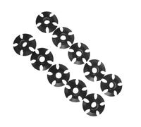 10 Unidades Repuesto de Puntas para Bastones de Senderismo, Negro Plástico | Accesorios para Postes, Compatibilidad, Mejor Agarre en Nieve, Reduce Daño en Senderos