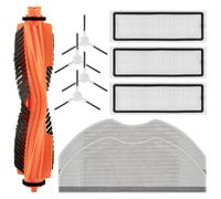 (10 unidades) S40C repuestos compatibles con Xiaomi S40C robot aspirador, 1 cepillo de rodillo, 3 filtros HEPA, 2 almohadillas para mopa, 4 cepillos laterales, juego de accesorios