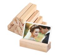 10 Unidades Soporte Madera Forma Foto Portafotos Manual Para Notas