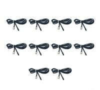 10 unidades termistor sensor de temperatura 5K B3470 ± 1% de tolerancia -20 °C a 105 °C, respuesta rápida, cable de película metálica para aire acondicionado, dispensador de agua, condensadores
