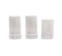 10 UNIDS 15 ml Vacío de Plástico Desodorante Crayón Bálsamo Labial Lápiz Labial DIY Lápiz Labial Caso Titular de Envase de Muestra de Cosméticos con Fondo Inferior y tapa