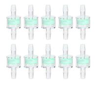 10 UNIDS ABS Verde Acuario Bomba de agua Tubo de silicona Filtro de agua Aceite Filtro de aire Tanques de peces Limpieza de manguera Filtración Oxígeno acuario estanque de peces Suministros(8mm)