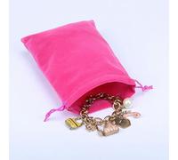 10 Unids Bolsa De Terciopelo Con Cordón Bolsa Con Bolsa De Joyería Bolsas De Regalo De Boda De Navidad Bolsas Con Bolsas De Terciopelo Al Por Mayor-rosa roja-16.5x22.5cm