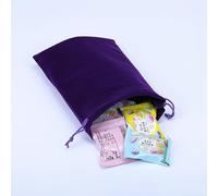 10 Unids Bolsa De Terciopelo Con Cordón Bolsa Con Bolsa De Joyería Bolsas De Regalo De Boda De Navidad Bolsas Con Bolsas De Terciopelo Al Por Mayor-púrpura-11.5x14.5cm