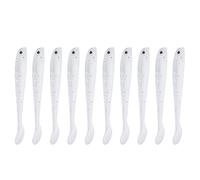 10 unids/Bolsa simulaci¡§?n Suave T Cola se?uelo de Pesca Cebo de Pesca de Superficie atrayente para Agua Salada de Agua Se?uelos de Vinilo Se?uelos y Moscas