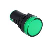 10 unids/caja AD16-22DS luz indicadora de LED AC 220V 22mm montaje en Panel luz de señal de alimentación de plástico lámpara piloto verde rojo amarillo azul