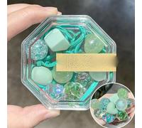 10 unids/caja Coreana Linda Bola Bandas de Goma para el Cabello para Bebé Niña Estrella Lazos Elásticos para el Cabello Niño Año Rojo Amor Cuerda para el Cabello Regalo de Joyería-color 4