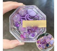 10 unids/caja Coreana Linda Bola Bandas de Goma para el Cabello para Bebé Niña Estrella Lazos Elásticos para el Cabello Niño Año Rojo Amor Cuerda para el Cabello Regalo de Joyería-color 3