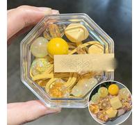 10 unids/caja Coreana Linda Bola Bandas de Goma para el Cabello para Bebé Niña Estrella Lazos Elásticos para el Cabello Niño Año Rojo Amor Cuerda para el Cabello Regalo de Joyería-color 1