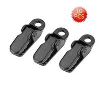 10 UNIDS Clamp Plane Clips, Juego de abrazaderas de toldo a presi¨®n Canopy Crocodile Clips Clamp Kit Lona de clips para Carpas Tiendas refugio