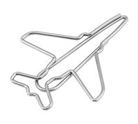10 unids Cute Airplane Forma Clips de Papel Tarjeta Clips de Archivos Abrazaderas Marcador Marcado Documento Organizador Clip Papelería suministros