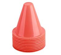 10 unids Deporte Conos, 8cm plástico Agility Field Marker formación tráfico Conos Equipo de perforación de fútbol para Patinaje práctica de Baloncesto taladros (Naranja)