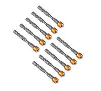 10 Unids Drywall Destornillador Bits PH2 Hex Shank Magnético Antideslizante 65mm con S2 Acero Cromo para Plato de Yeso Tornillo para Drywall