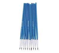 10 unids Fine Hand Painted Thin Hook Line Pen Art Supplies Dibujo Arte Pincel Nylon Acrílico Pintura Pluma, AzulOperación Fácil