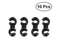 10 Unids Hook Clips C/S Guía de la Manguera de la Bici Ciclismo Bike MTB Brake Gear Gear Cable ()