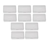10 unids Juego de Cartucho de Pl¨¢Stico Transparente Estuche para Caja de Juego de Cartucho de Juego de la Cubierta de Polvo Transparente para Game Boy Advance GBA