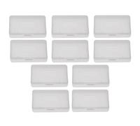 10 unids Juego de Cartucho de Pl¨¢ Transparente Estuche para Caja de Juego de Cartucho de Juego de la Cubierta de Polvo Transparente para Game Boy Advance GBA