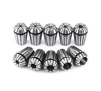 10 Unids Juego De Pinzas ER20 De Acero De Resorte Para Torno Fresado Grabado CNC Rango 3mm-12mm (1/8"-1/2") Alta Precisión