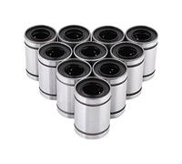 10 Unids LM12UU 12mm Bicicleta de rodamiento de bolas movimiento lineal Accesorios Máquina Para 12mm Rod 3D Impresora CNC