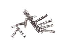 10 unids/lote 0,2mm/0,3mm resorte de acero Micro pequeño resorte de compresión, OD: 1,5/2/3/4/5/6mm, longitud libre: 5mm-50mm(30mm,1.5mm,0.2mm(10Pcs))