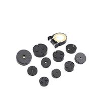10 unids/lote 1255/1306/1407/1704/1707/2207/2208/2210 12 * 5,5mm 14 * 7mm 22 * 10mm zumbador pasivo magnético antipérdida altavoz zumbador(1704 Round needle)