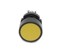 10 unids/lote 22mm momentáneo Mini interruptor de botón redondo tornillo redondo rojo verde azul NO + NC XB2-EA142 XB2-EA131 XB2-EA121(Yellow-NO.NC)