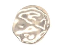 10 Unids/Lote 30Mm Botones Decorativos Grandes Botones Dorados Planos Irregulares, Oro 704, 30mm