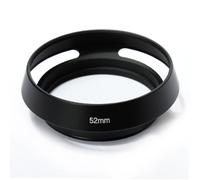 10 unids/Lote 40,5 43 46 49 52 55 58 62 67mm Parasol de Lente de cámara de Metal Curvado con ventilación Negra for M para(52mm)