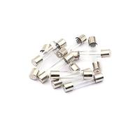 10 unids/lote 5x20mm 、6x30mm fusibles de tubo vidrio soplado rápido 250V 0,5 1 2 3 4 6 8 15 20 25 30 A fusible AMP(2A,6x30)