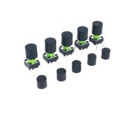 10 unids/lote A56 tapa de interruptor serie 6x6 tapa de botón adecuada for 6 * 6 diámetro interior redondo 3,2mm altura 6mm(Black x 10pcs)