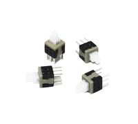 10 unids/lote autobloqueo/desbloqueo interruptor de alimentación táctil Micro interruptores de botón de 6 pines 5,8x5,8 7x7 8x8 8,5x8,5mm(8.5X8.5,Self lock)