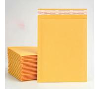 10 unids/lote bolsas de sobres de papel Kraft sobres de envío acolchados con bolsa de correo-25 * 30cm