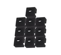 10 Unids / Lote Boquilla de Impresora 3D Calcetines de Silicona Funda de Aislamiento TéRmico para Bloque de Calentador para Extrusora CR-10 -3