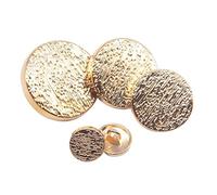 10 Unids/Lote Botón De Costura Grande Clásico Botones Decorativos Dorados Y Negros, Gold704, 20mm