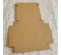 10 Unids/lote Cajas de Regalo Kraft DIY Papel Marrón/Negro Caja de Jabón Pequeña Caja de Cartón Kraft Mini Caja de Cartón de Embalaje de Joyas-Auburn,13.3x6.8x1.8cm