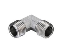 10 unids/lote CL 1/8 1/4 3/8 1/2 transición latón montaje de aire neumático L automatización for agua aire(CL 02 02 R1-4)