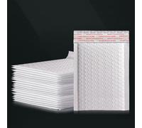 10 unids/lote de bolsas de sobres de espuma blanca, sobres de envío acolchados autosellados con bolsa de correo de burbujas, bolsa de paquetes de envío-13 * 18cm