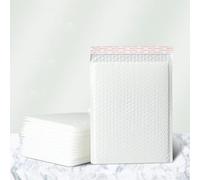 10 unids/lote de bolsas de sobres de espuma blanca, sobres de envío acolchados autosellados con bolsa de correo de burbujas, bolsa de paquetes de envío-13 * 18cm