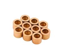 10 unids/lote FU1 FU-1 rodamiento autolubricante 4mm 5mm 6mm 8mm 10mm 12mm casquillos de bronce sinterizado con funda ID(ID12 x OD18 x H12mm)