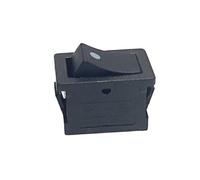 10 unids/lote interruptor de botón 6A-10A 110V 250V KCD1 interruptor basculante de encendido/apagado de 2 pines 5 unids/lote 21MM * 15MM negro momentáneo(Locking,5Pcs)