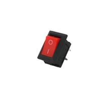 10 unids/lote KCD11 2 pines 10x15mm interruptor de botón SPST 3A 250V AC interruptor basculante de encendido/apagado a presión for barco(2Pin White White)