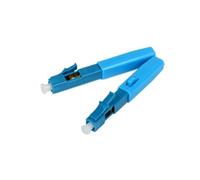 10 unids/lote LC UPC conjunto rápido de conectores de fibra óptica for Kit de conector de red óptica FTTH