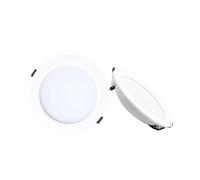 10 unids/lote LED Downlight cuerpo blanco 5W 9W 12W 15W 18W luz de techo Led redonda 24V DC 12V AC 110V 220V iluminación Led interior for dormitorio(Cold White,15W,AC220V)