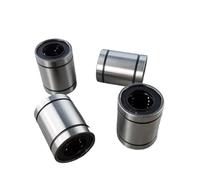 10 unids/lote LM6UU LM8UU LM10UU LM3UU LM4UU LM5UU LM8LUU LM6LUU LM12UU tipo largo 8mm rodamiento lineal de bolas piezas CNC for impresora 3D(LM8LUU)